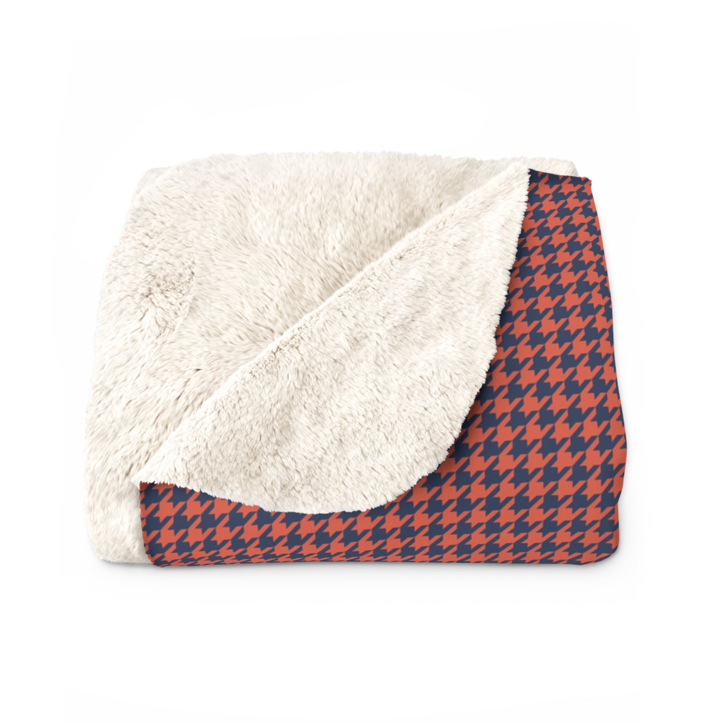 Sherpa Fleece Blanket | Charlottesville, Virginia | Houndstooth