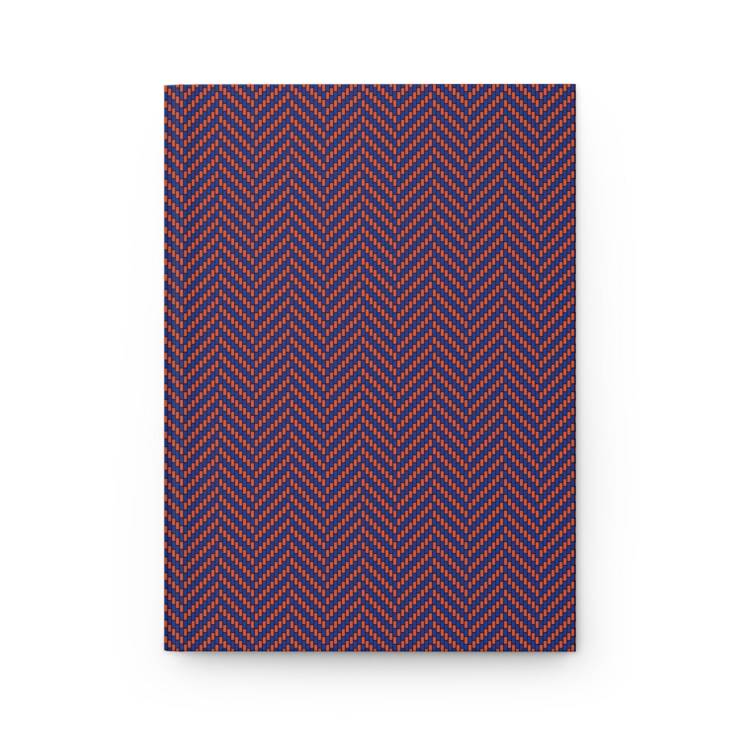 Journal | Bright Blue & Orange | Herringbone