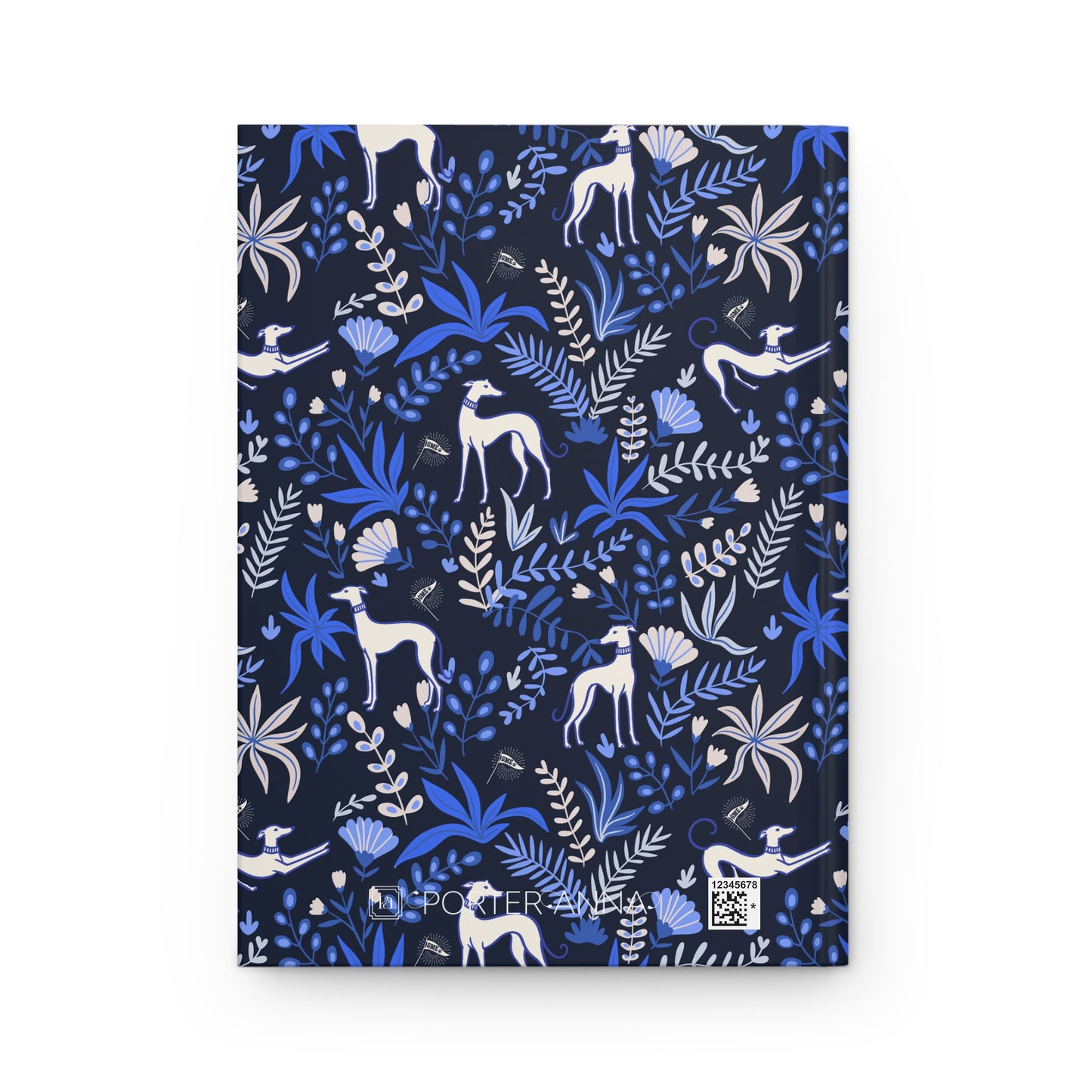 Monogram Journal | Greyhounds | Blue Fern