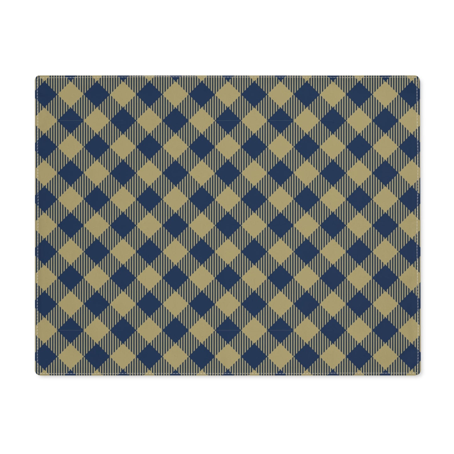 Placemat | Blue & Gold | Gingham