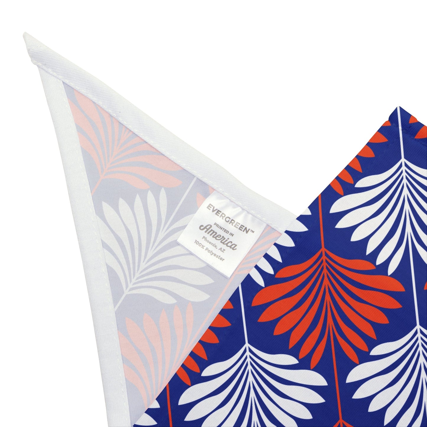 Pet Bandana | Bright Blue & Orange | Deco