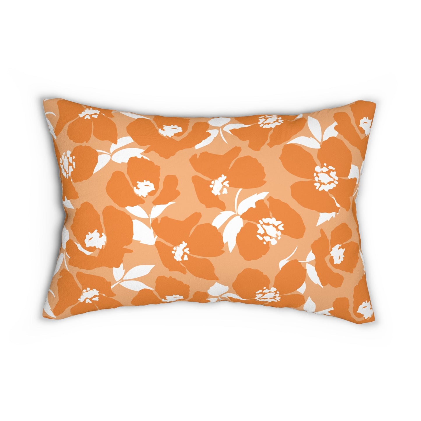 Pillow | Orange & White | Poppy