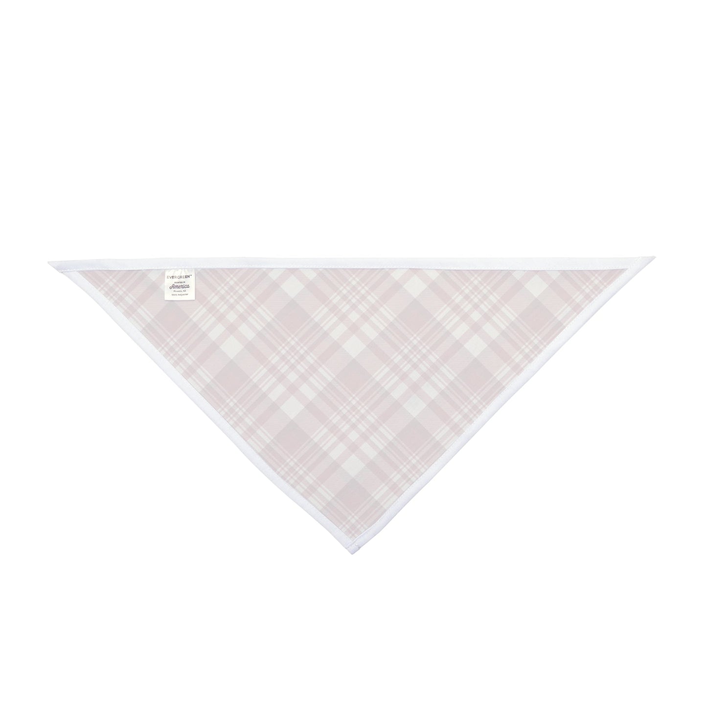 Pet Bandana | Maroon & White | Tartan