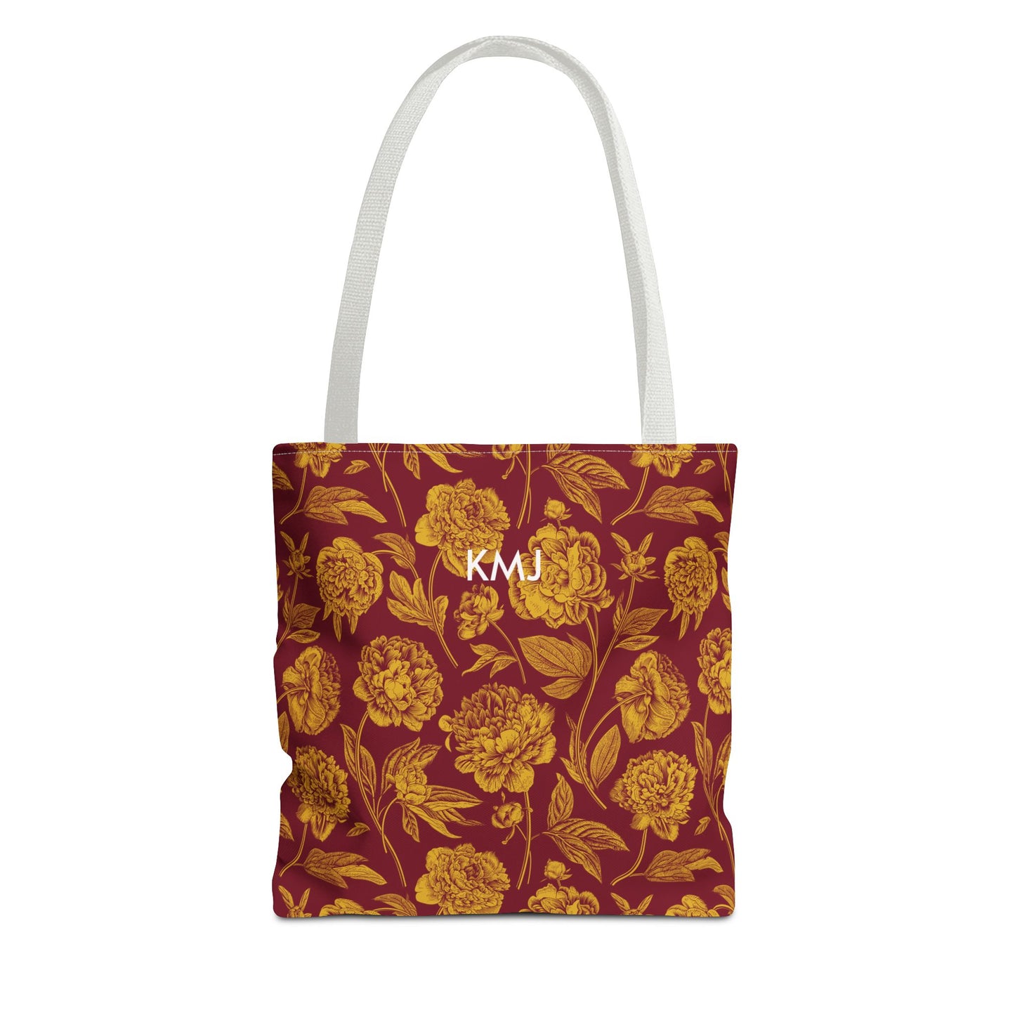 Totes - Personalized | Red & Yellow | Peony