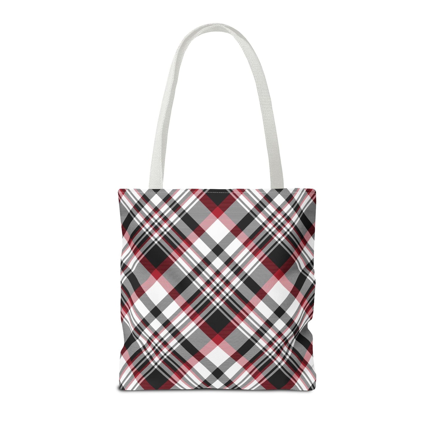 Tote Bag | Red & Black | Tartan