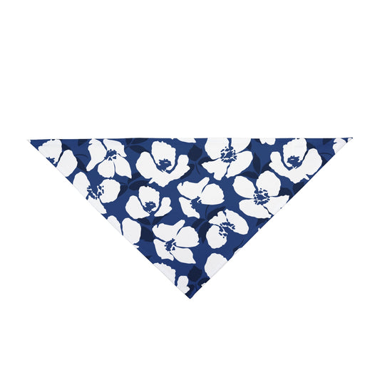Pet Bandana | Navy & White | Poppy
