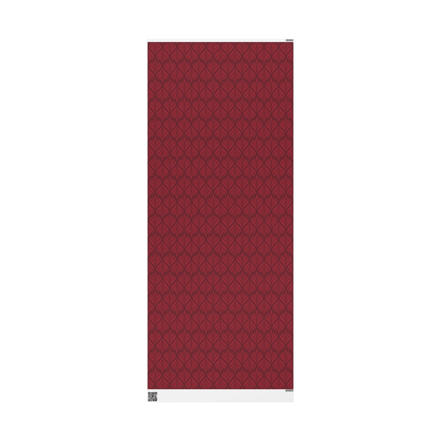 Gift Wrap | Maroon & White | Palm