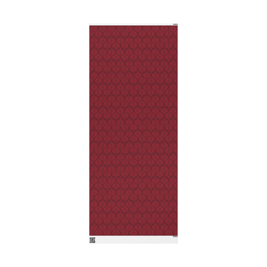 Gift Wrap | Maroon & White | Palm