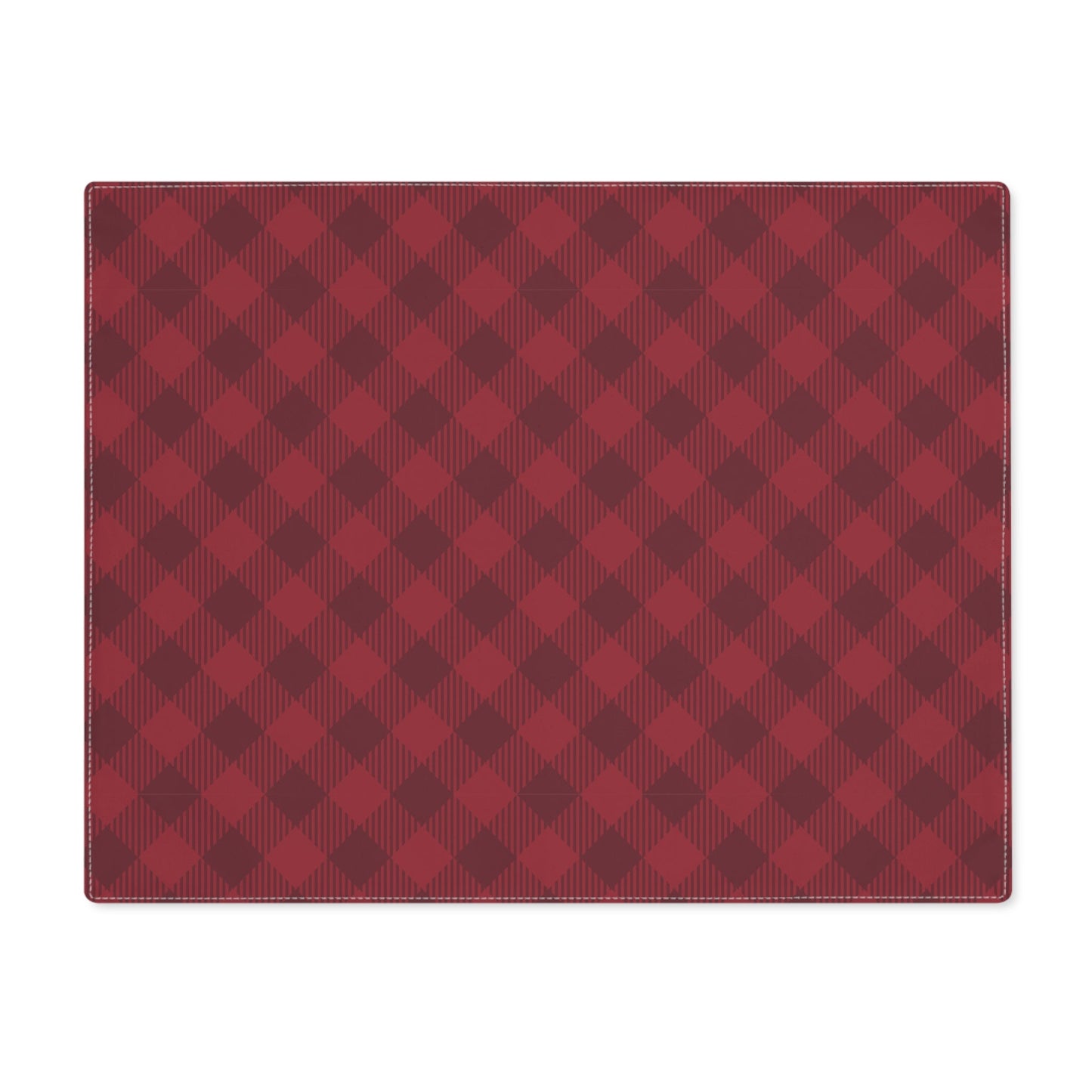 Placemat | Maroon & White | Gingham