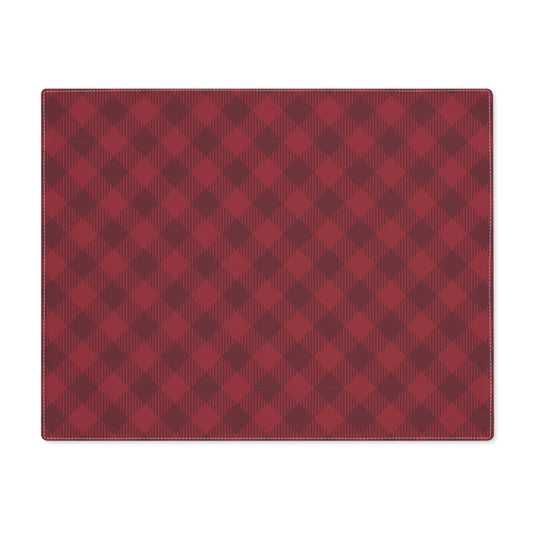 Placemat | Maroon & White | Gingham