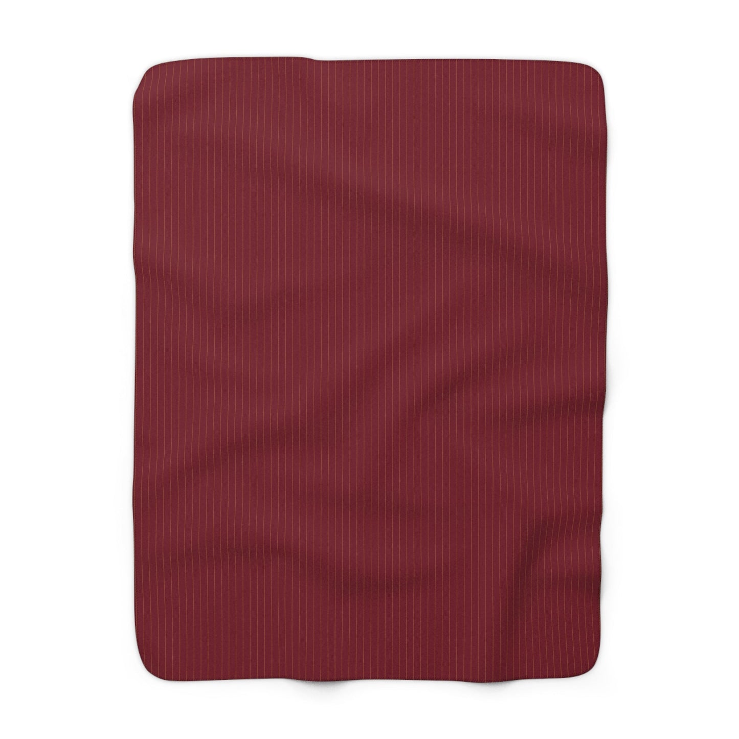 Sherpa Blanket | Red & Yellow | Pinstripe