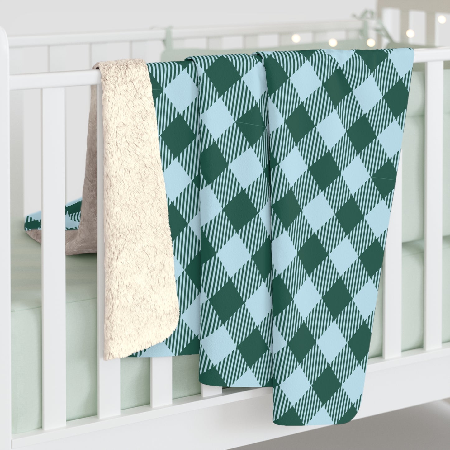 Sherpa Blanket | New Orleans, Louisiana | Gingham