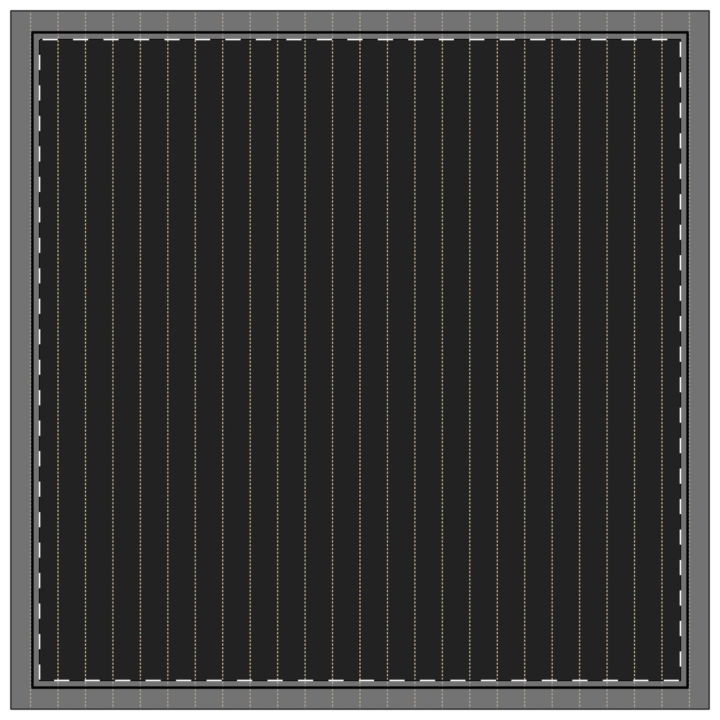 Napkins | Black & Gold | Pinstripe