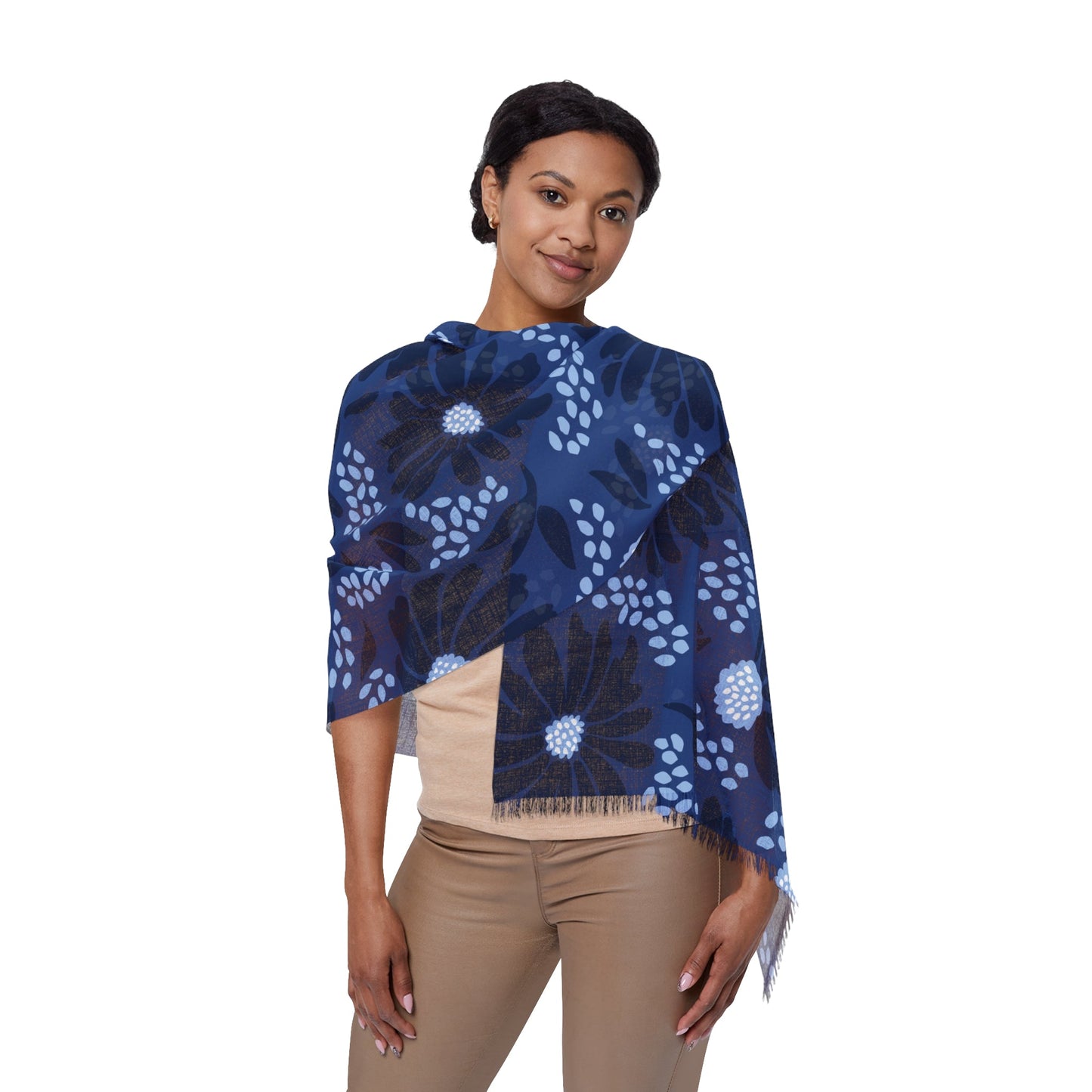 Scarf | Navy & White | Bellis