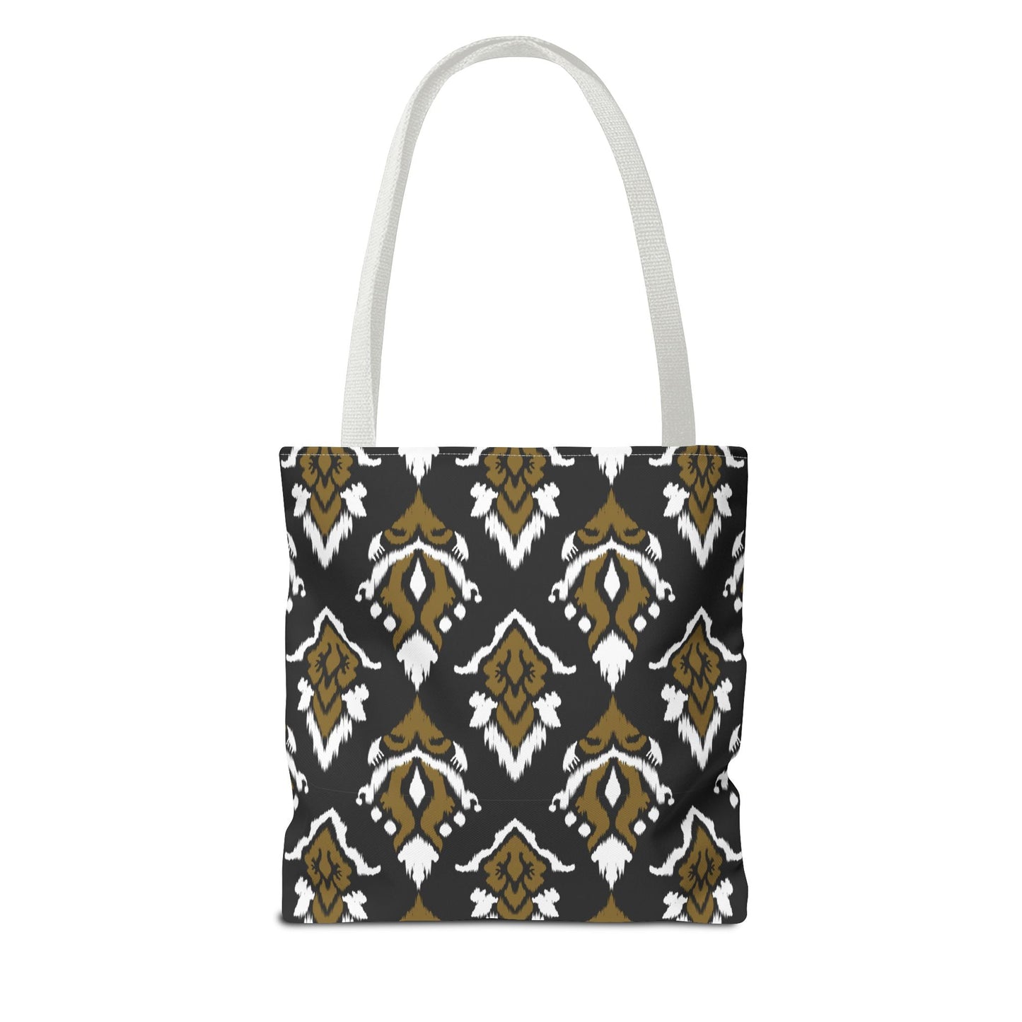 Tote Bag | Black & Gold | Ikat