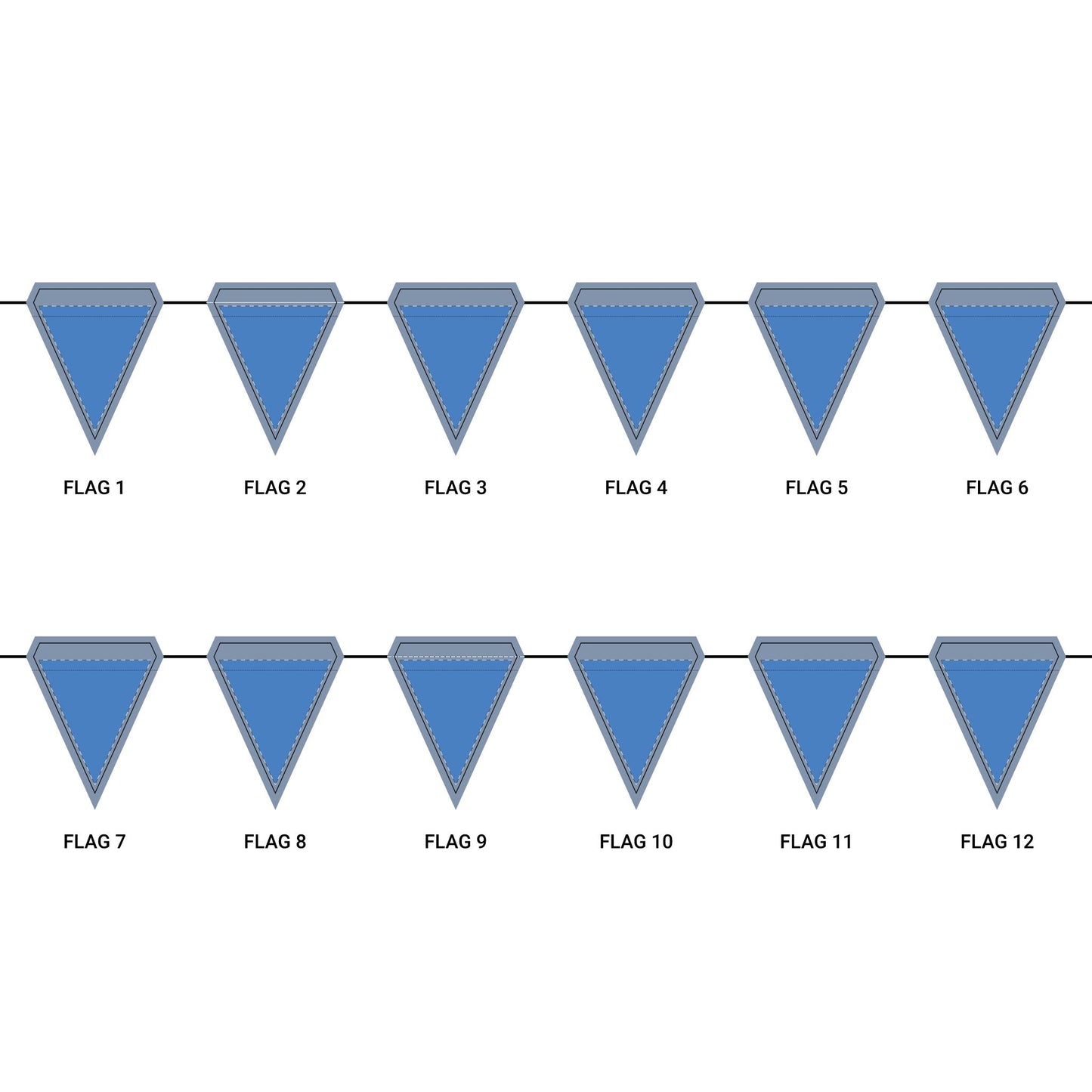 Flag Garland | Lexington, Kentucky | Light