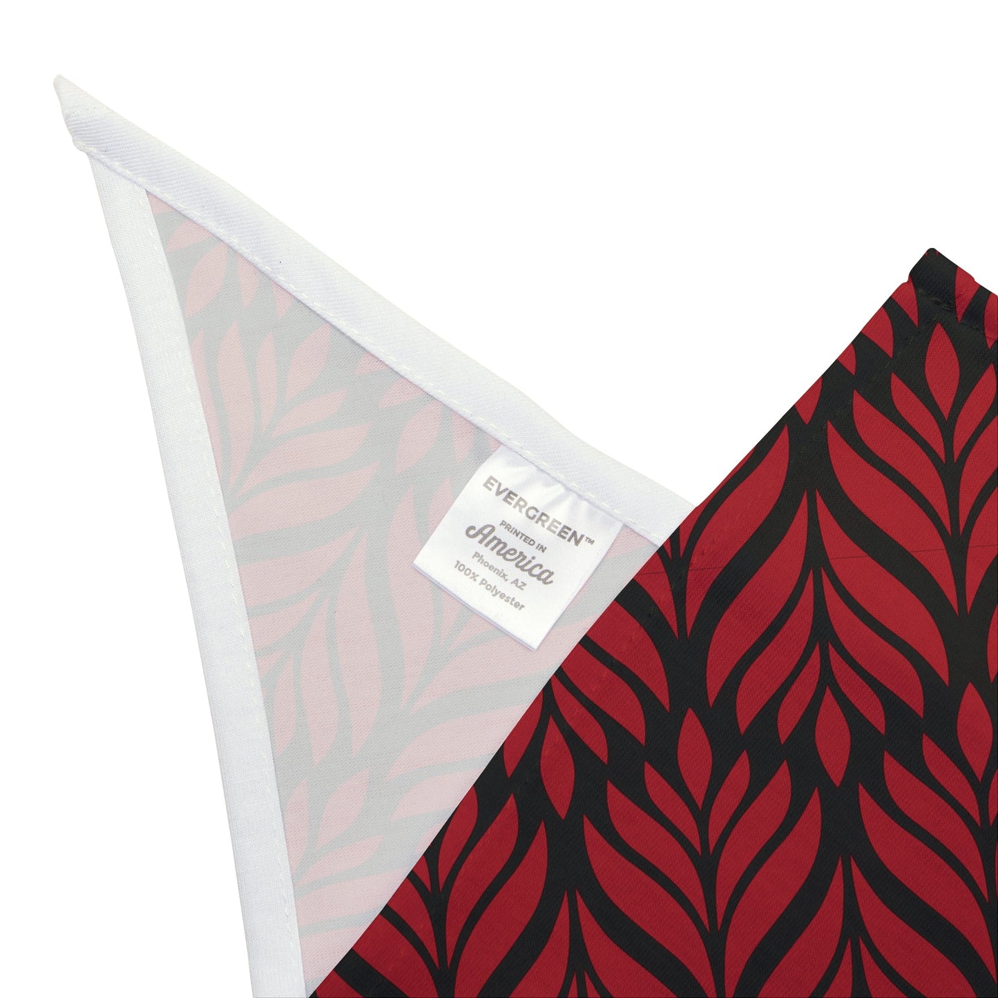 Pet Bandana | Red & Black | Palm