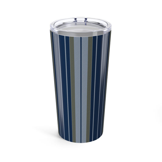 Tumbler | Blue & Gold | Stripe