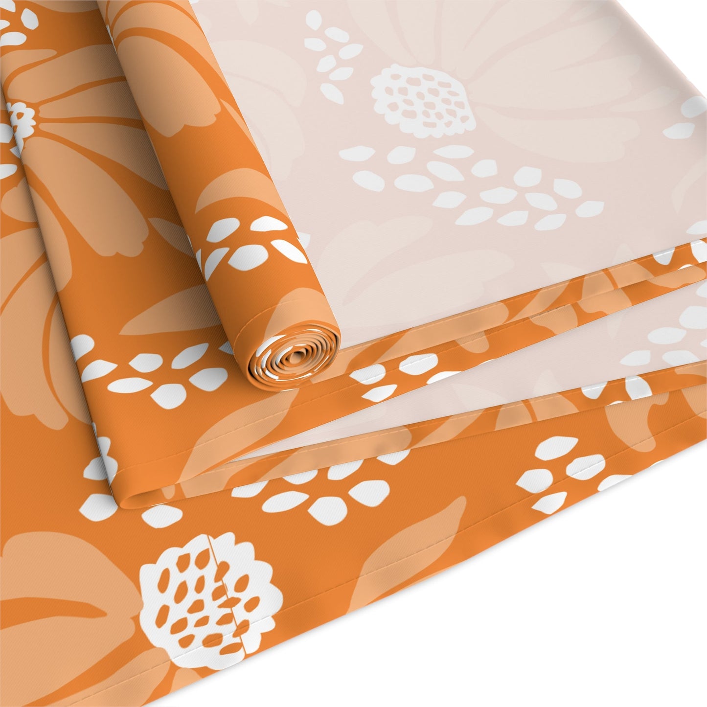 Table Runner | Orange & White | Bellis