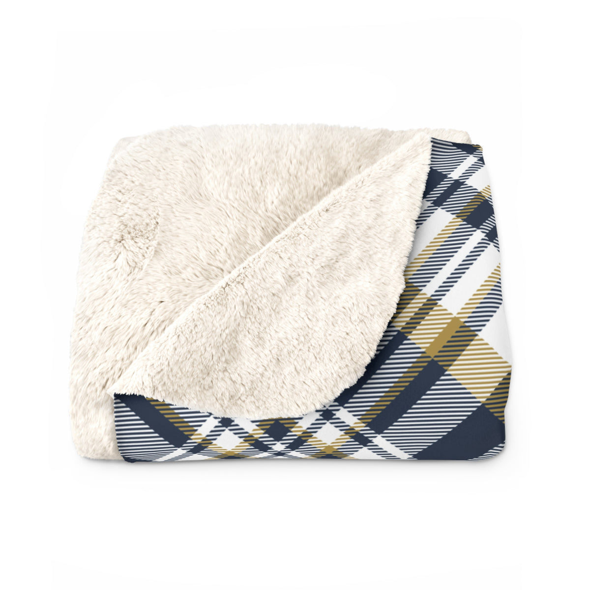 Sherpa Blanket | Notre Dame, Indiana | Tartan