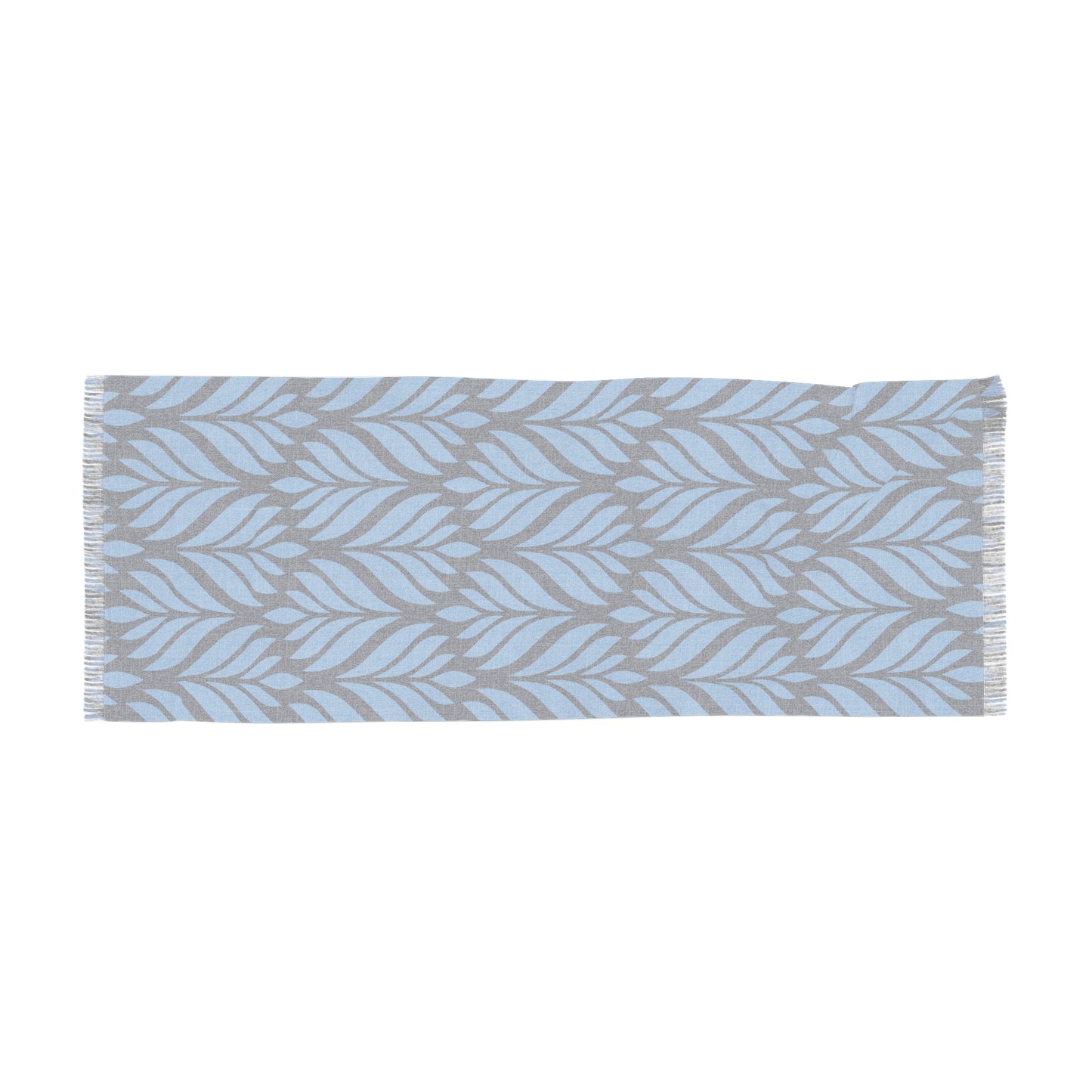 Scarf | Light Blue & White | Palm