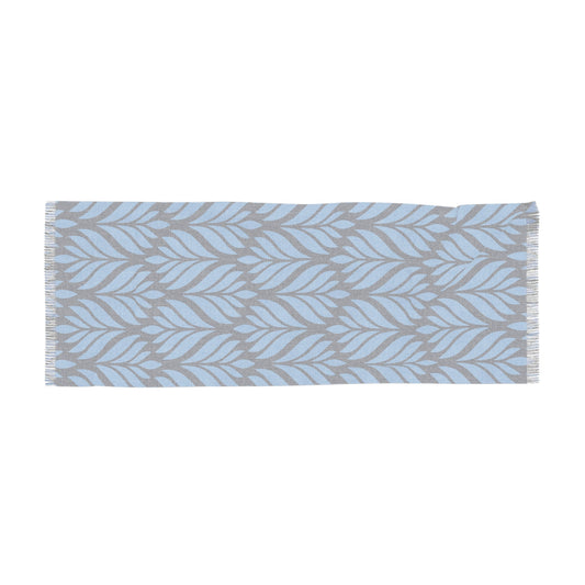 Scarf | Light Blue & White | Palm