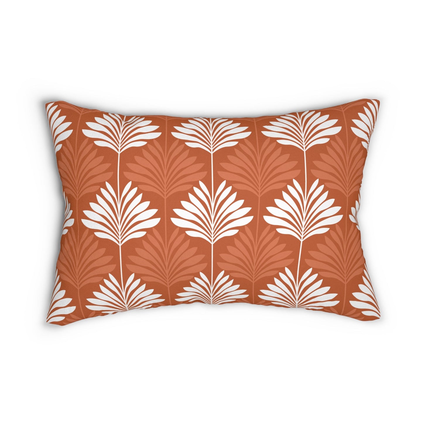 Pillow | Dark Orange & White | Deco