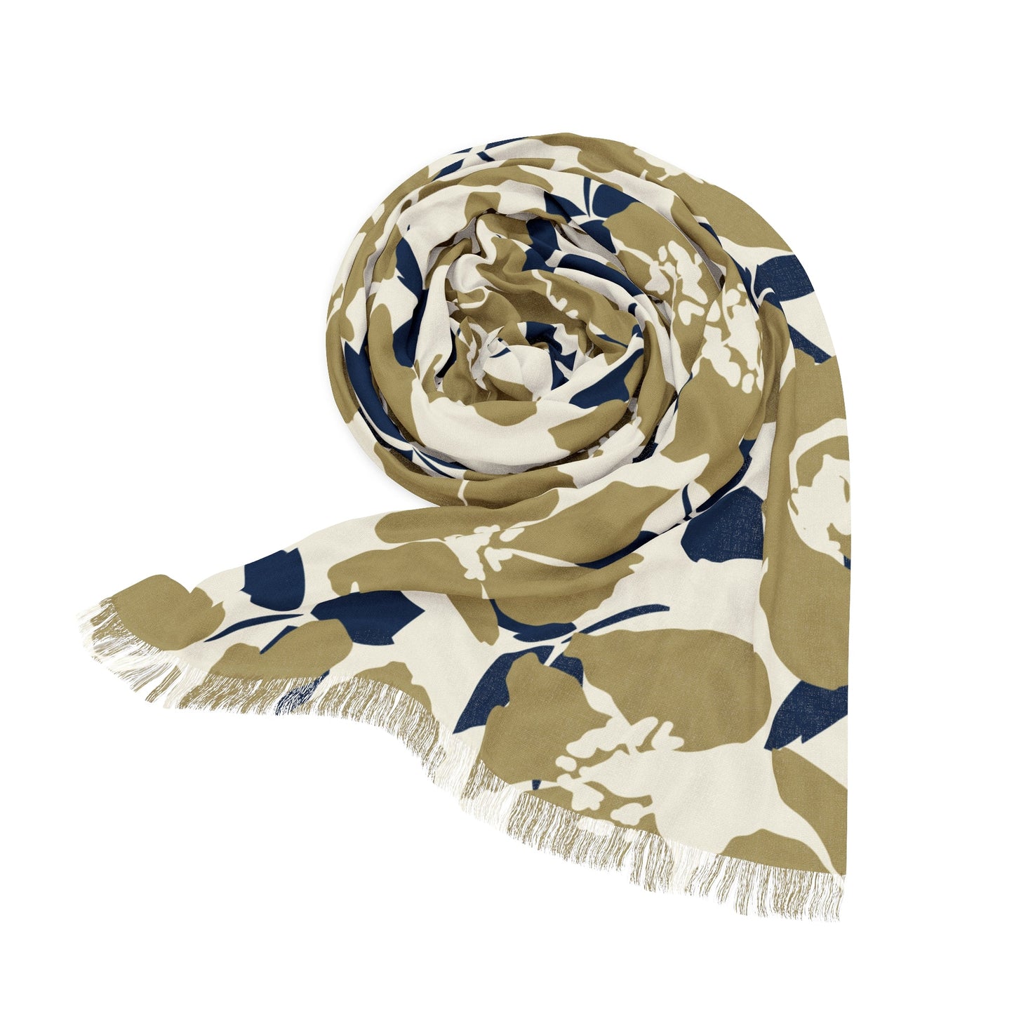 Scarf | Blue & Gold | Poppy