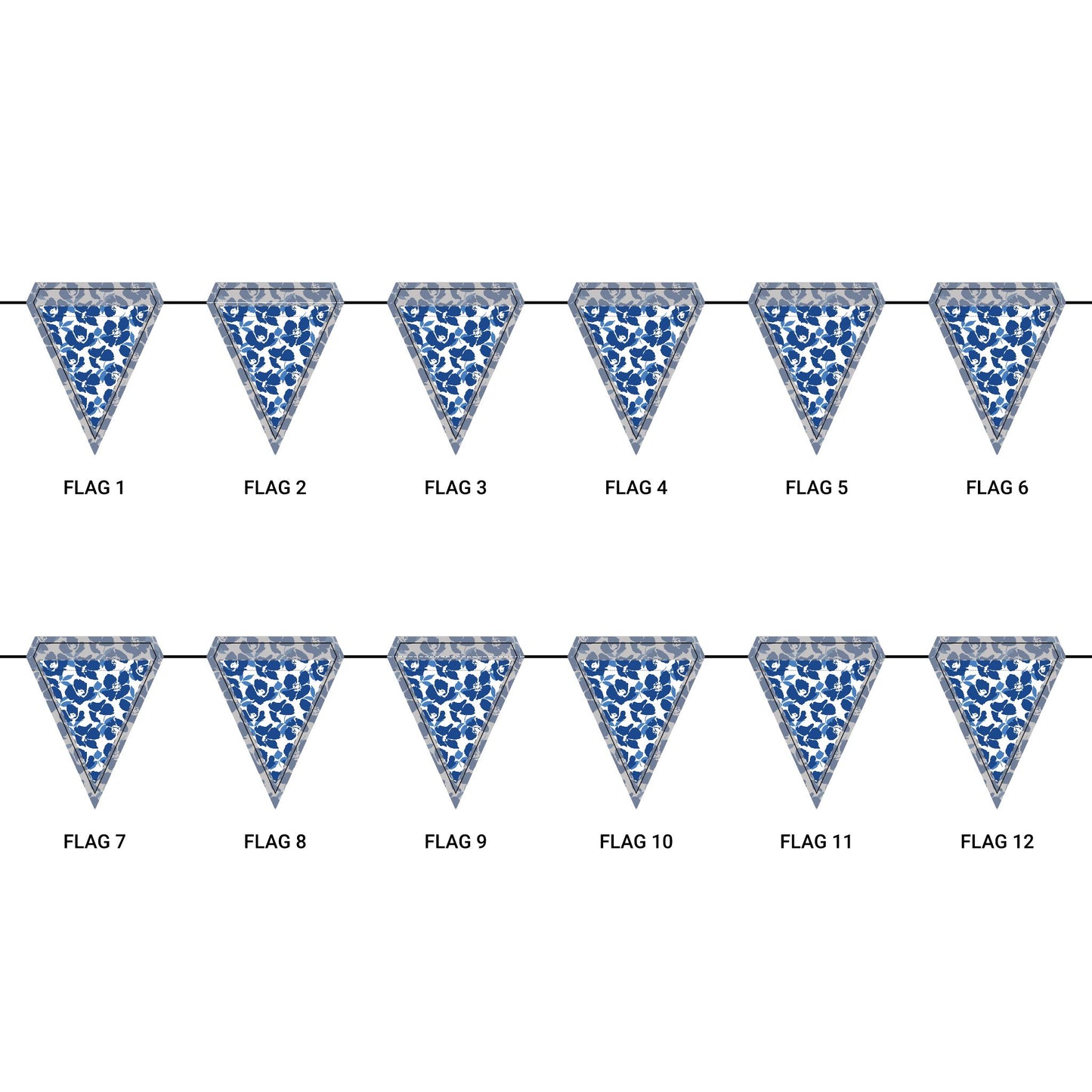 Flag Garland | Lexington, Kentucky | Poppy