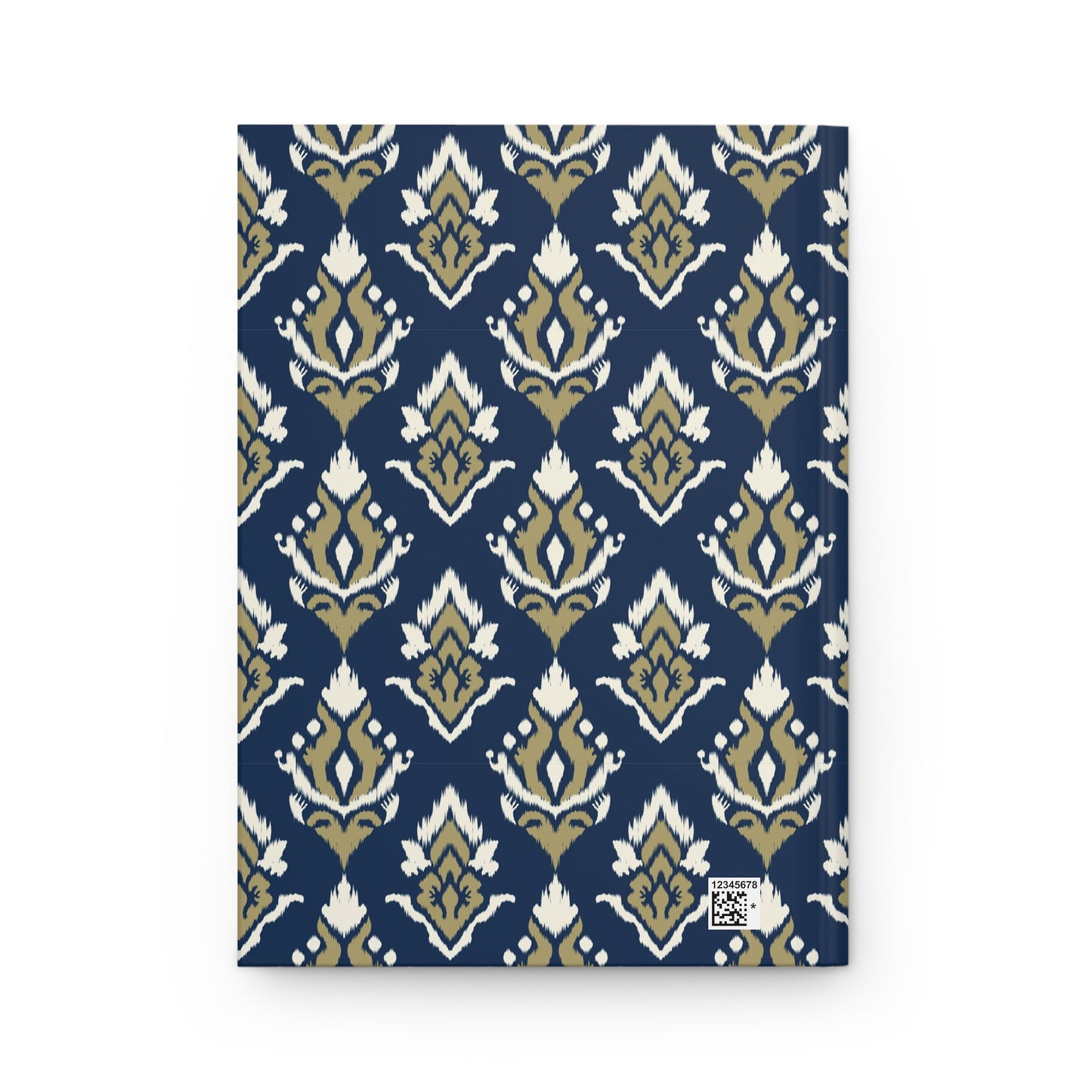 Hardcover Journal | Blue & Gold | Ikat