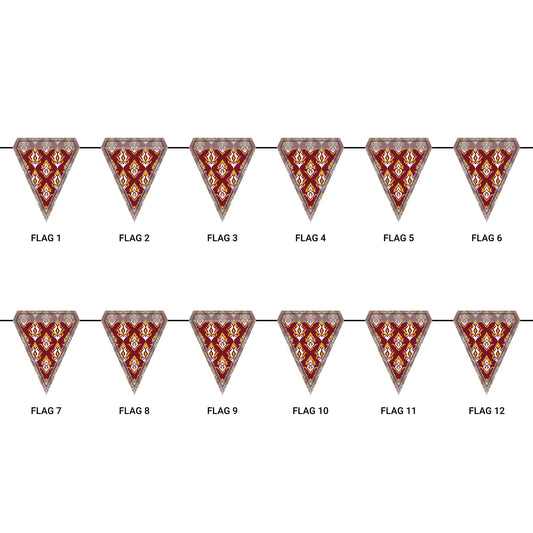 Flag Garland | Los Angeles, California | Ikat