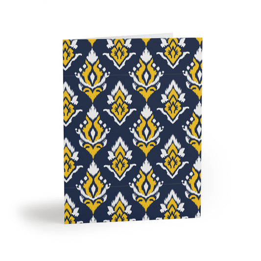 Notecards | Yellow & Blue | Ikat