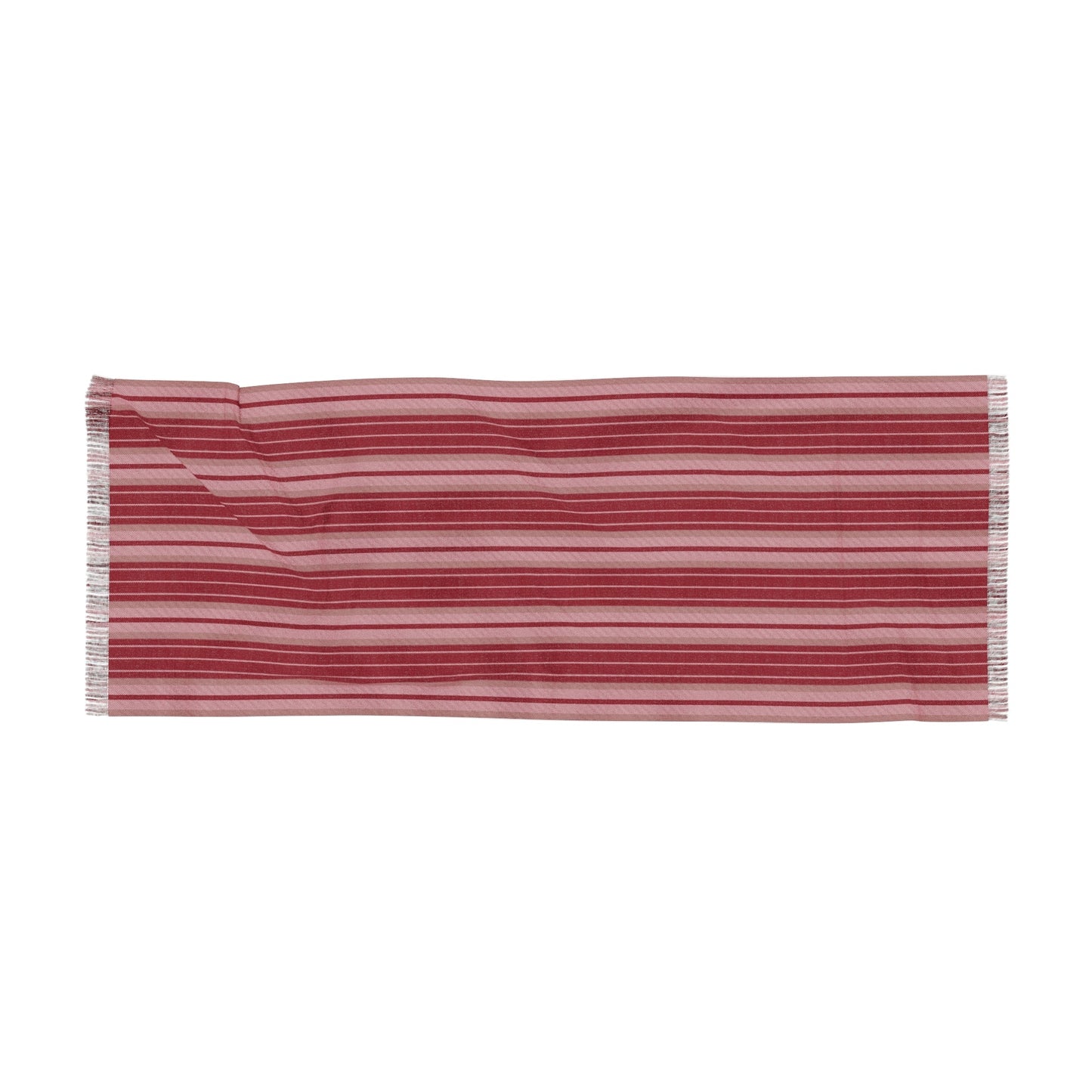 Scarf | Maroon & White | Stripe
