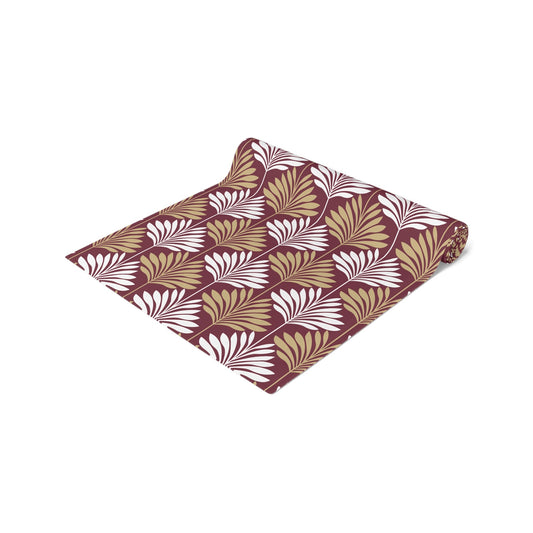 Table Runner | Maroon & Gold | Deco