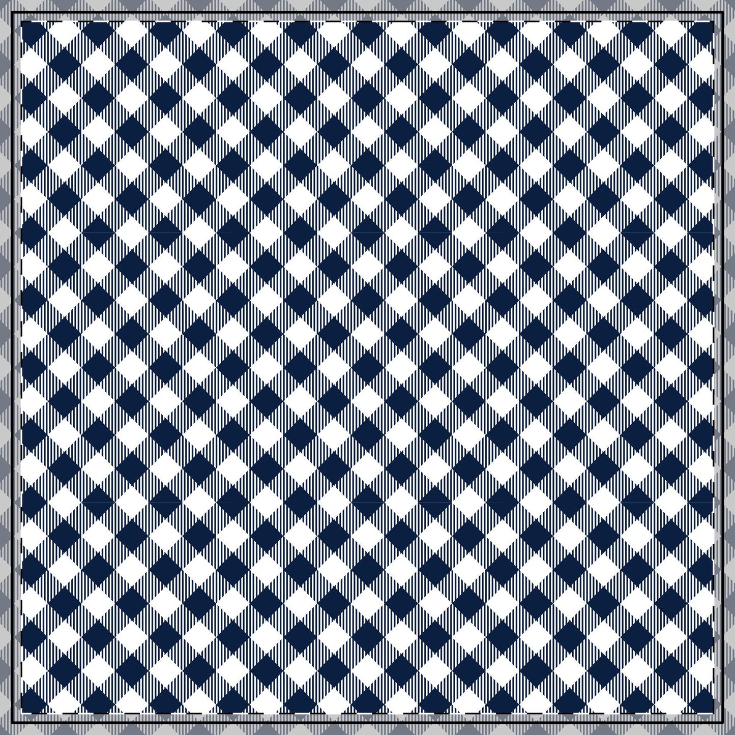 Tablecloth | Navy & White | Gingham