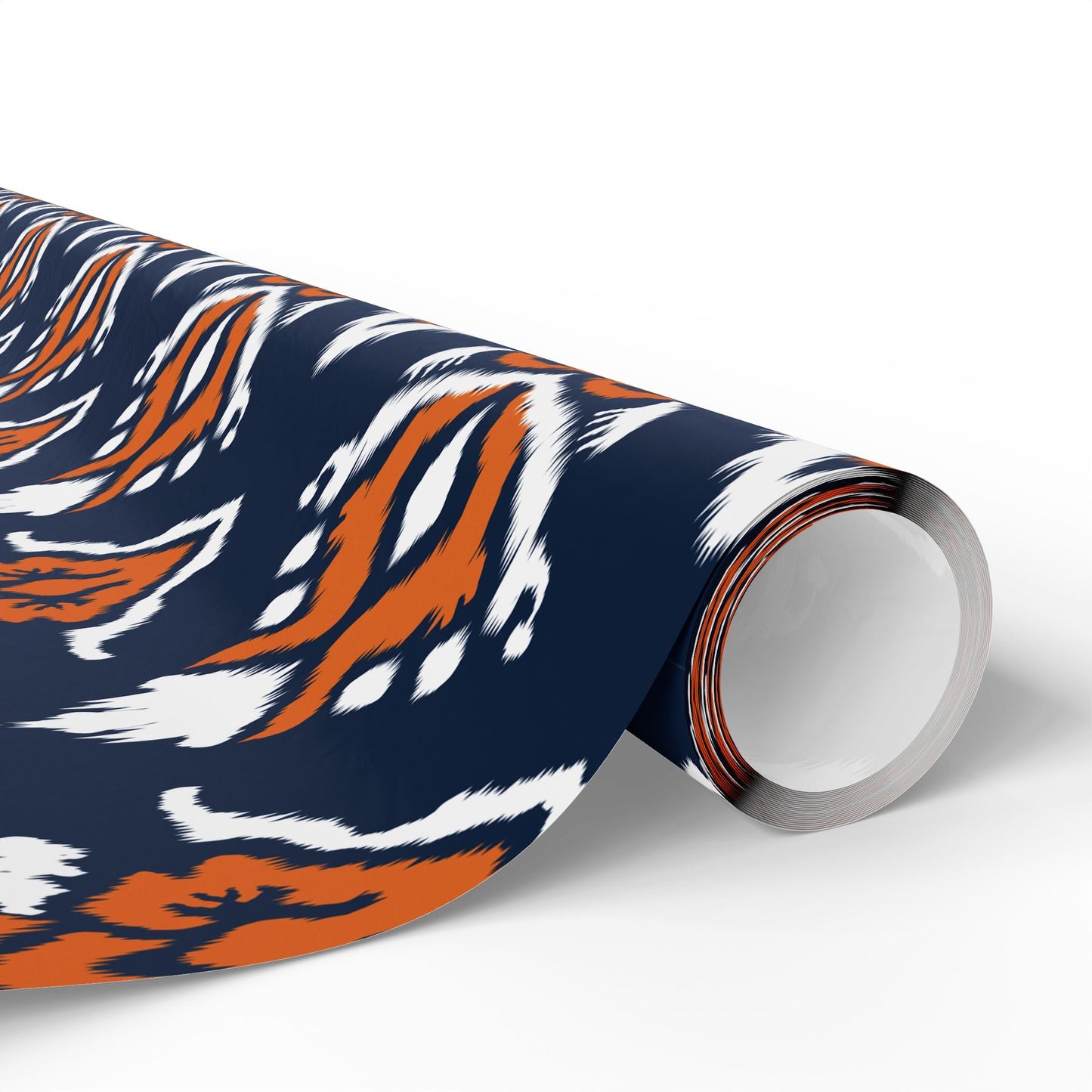 Gift Wrap | Orange & Blue | Ikat