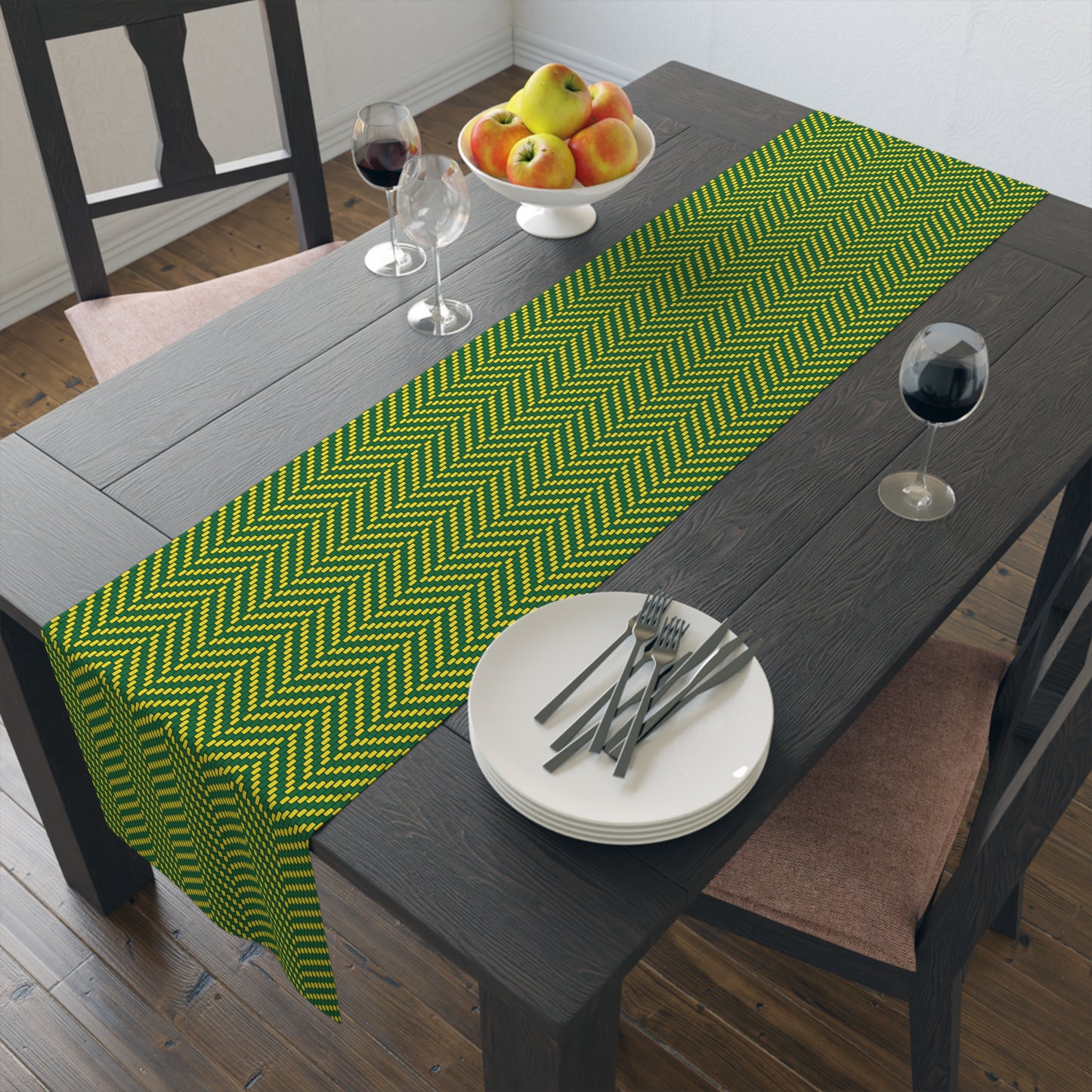 Table Runner | Eugene, Oregon | Herringbone