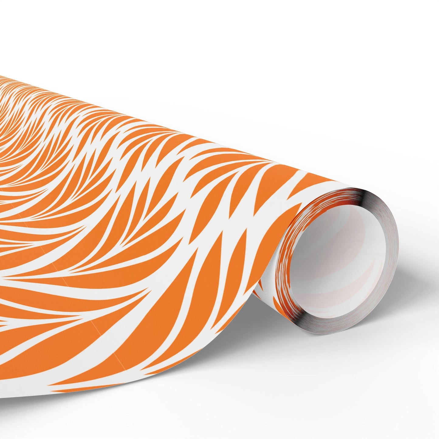 Gift Wrap | Orange & White | Palm