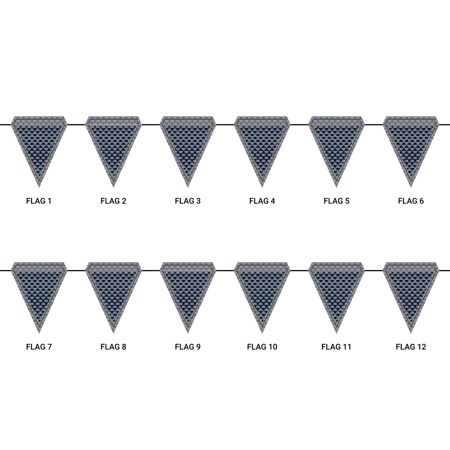 Flag Garland | Storrs, Connecticut | Gingham
