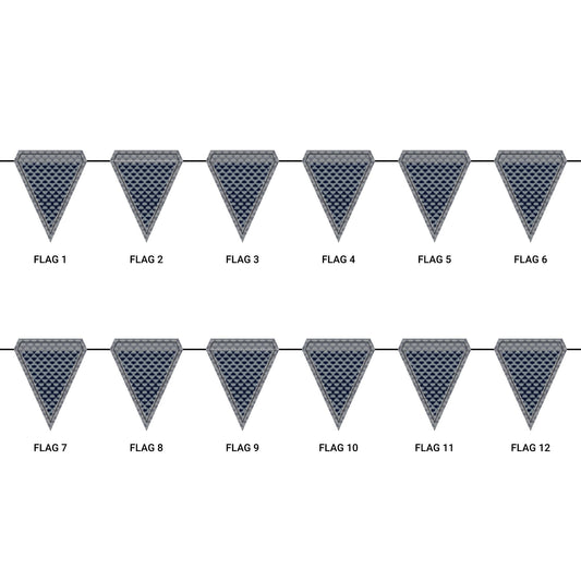 Flag Garland | Storrs, Connecticut | Gingham