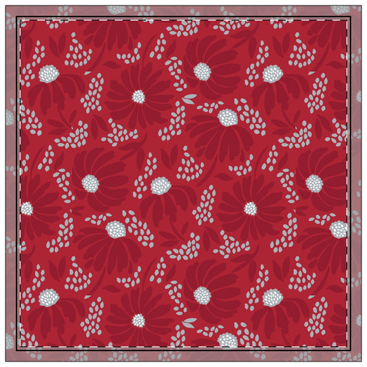 Napkins | Red & Gray | Bellis