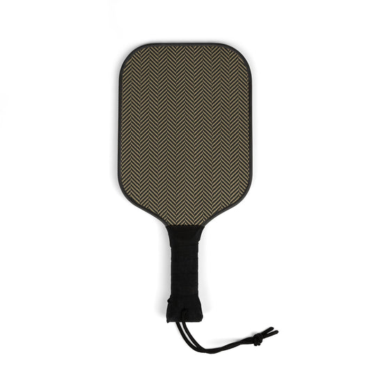 Pickleball Paddle Kit | Black & Gold | Herringbone