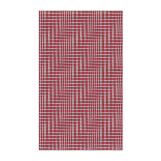 Tea Towels | Red & Gray | Tweed