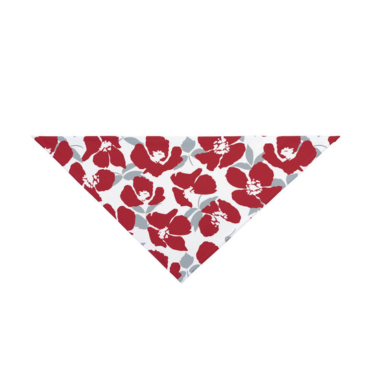 Pet Bandana | Red & Gray | Poppy