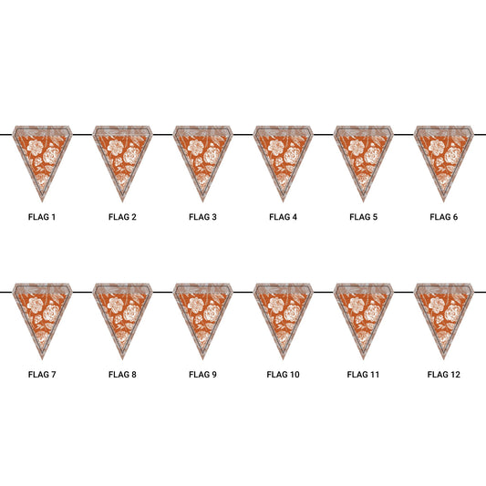 Flag Garland | Austin, Texas | Peony