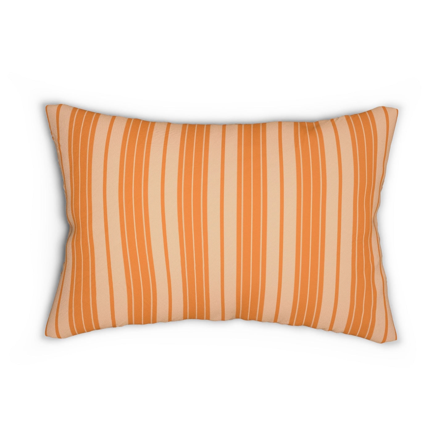 Pillow | Orange & White | Stripe