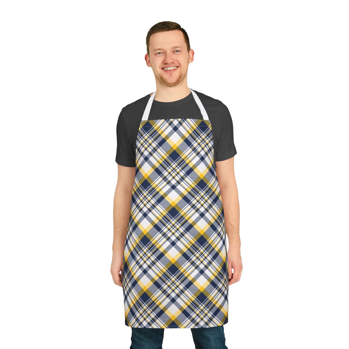 Apron | Yellow & Blue | Tartan