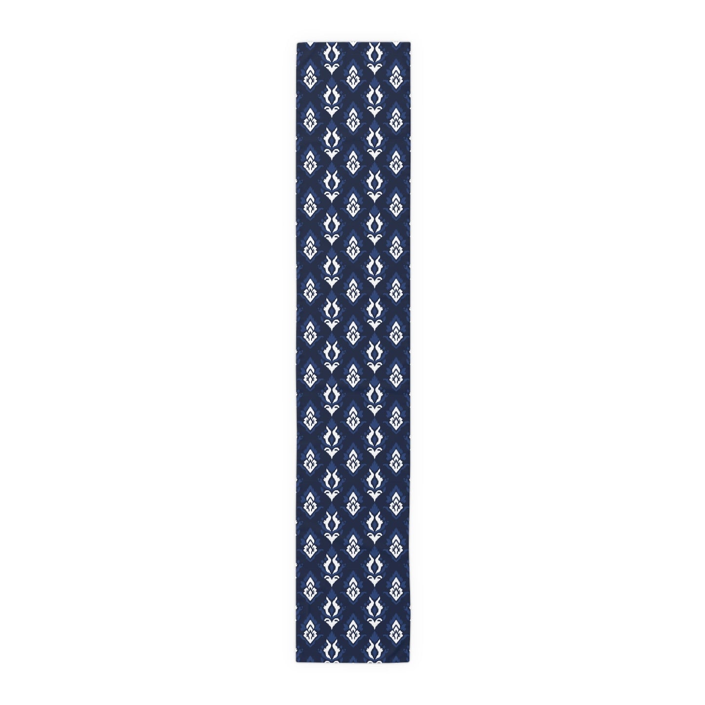 Table Runner | Navy & White | Ikat