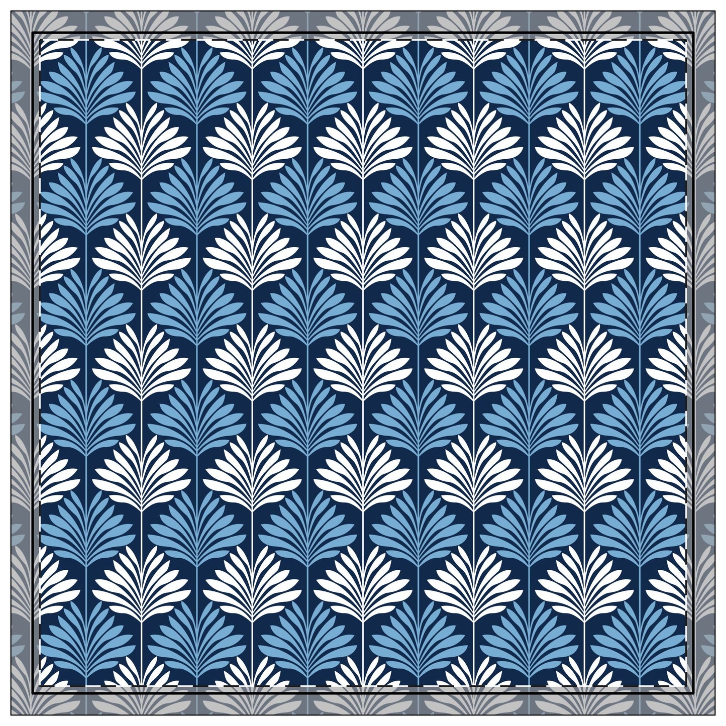 Napkins | Light Blue & White | Deco
