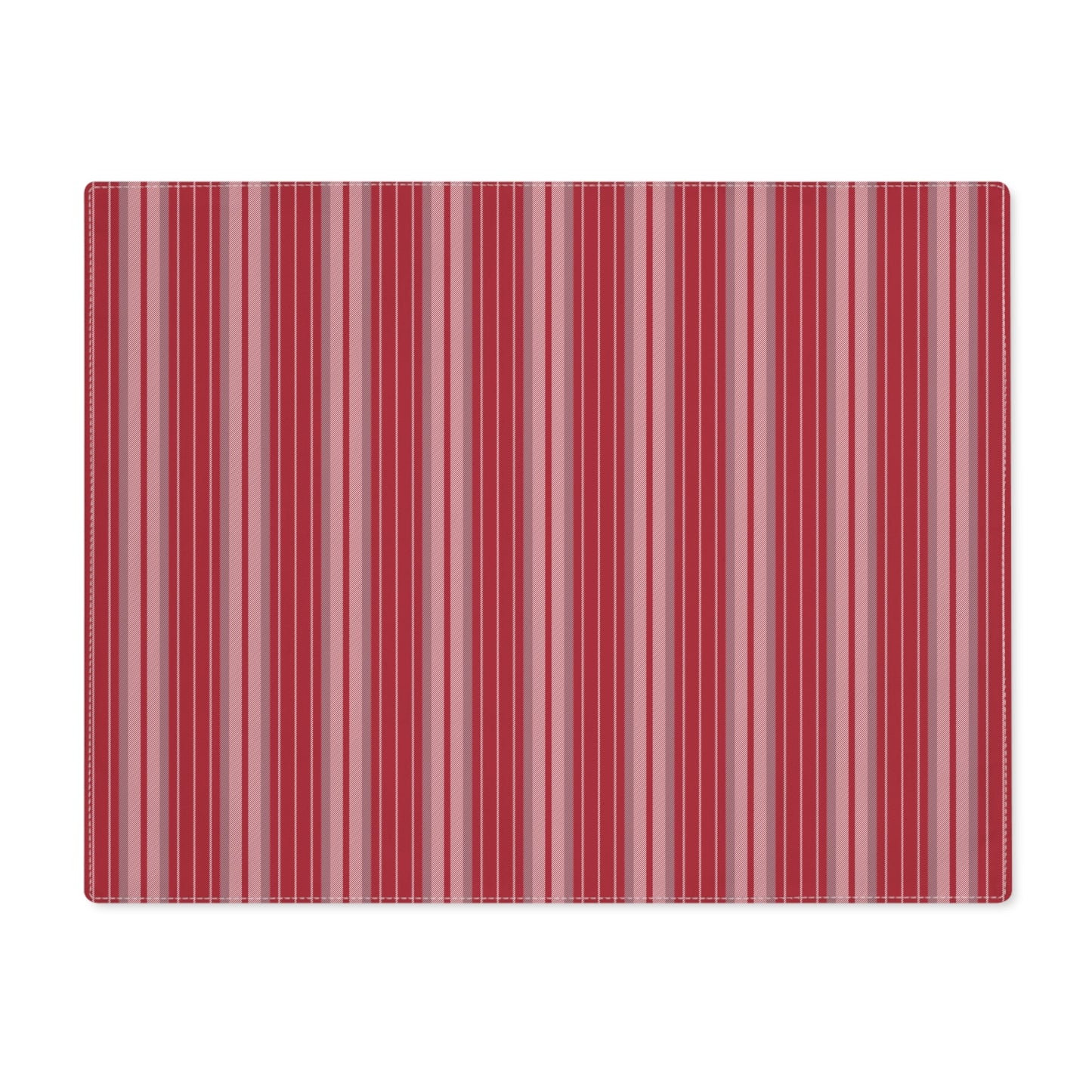 Placemat | Red & Gray | Stripe